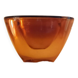 Coupe en verre ambré début 2000's