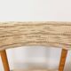 Pair of vintage Baumann chairs in wood and fabric from the 70s