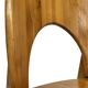 Vintage set of four pinewood chairs Rainer Daumiller minimalist design