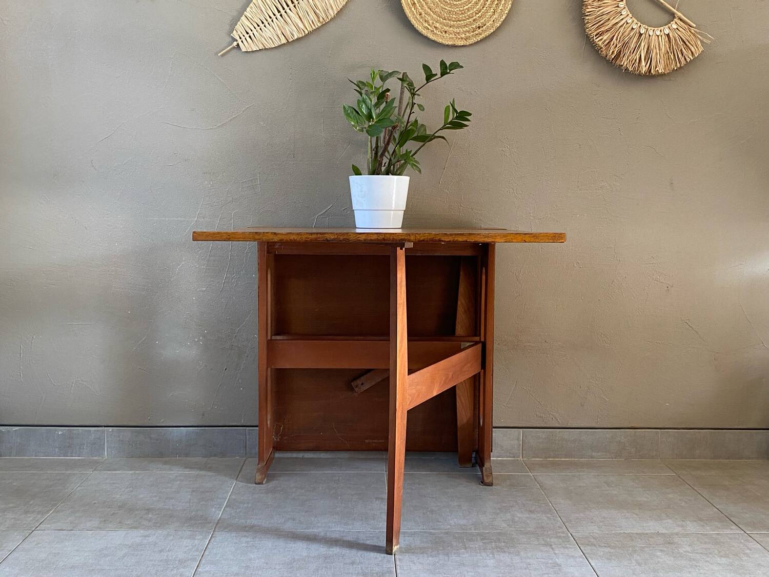 Vintage folding wooden table