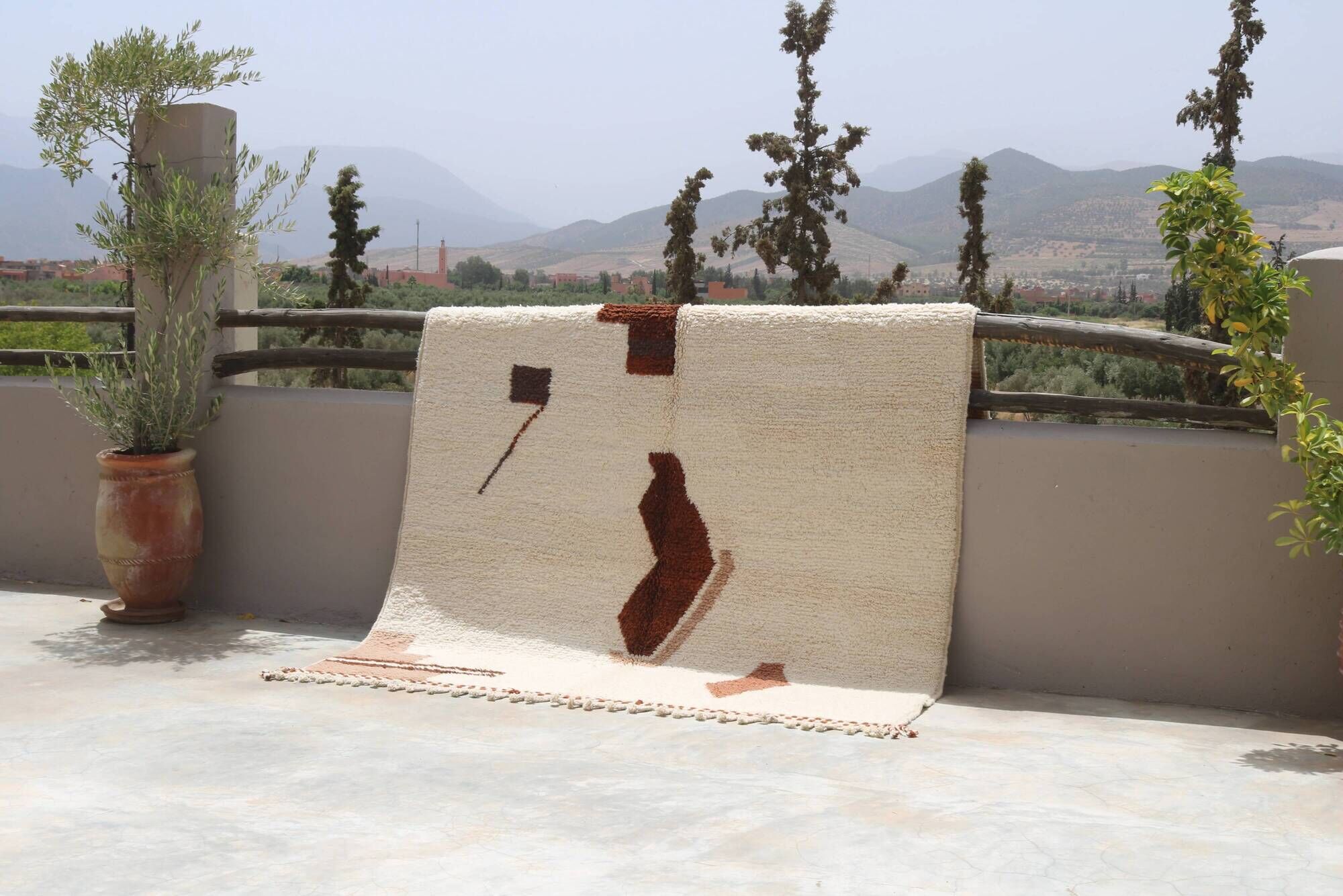Grand tapis coloré fait main, 295 x 210 cm - G1079