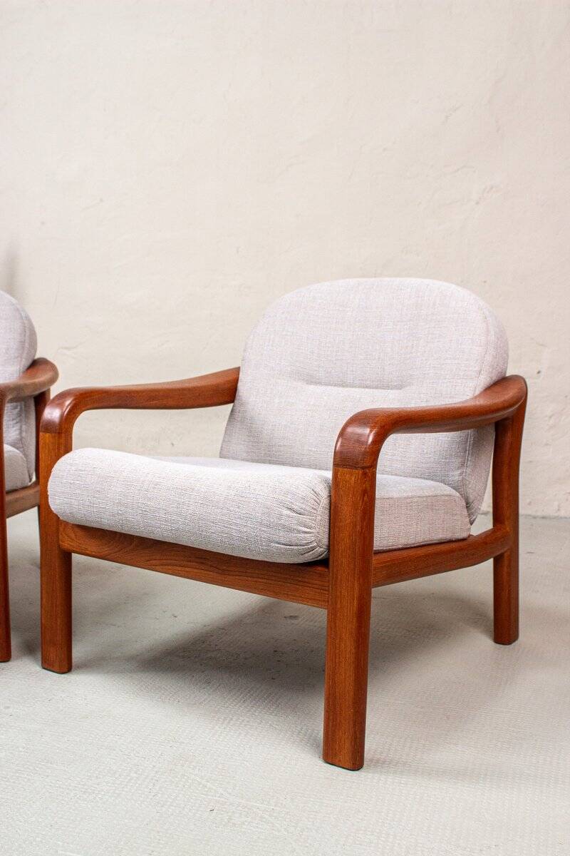 Fauteuil Vintage en Teck de Komfort, Danemark, 1980s