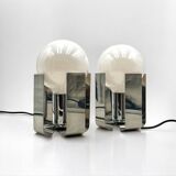 Pair of 70s Design Lamps 'BILIA' by Claudio Salocchi for Lumenform, 1970s