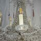 Lustre montgolfière cristal XIX eme siècle