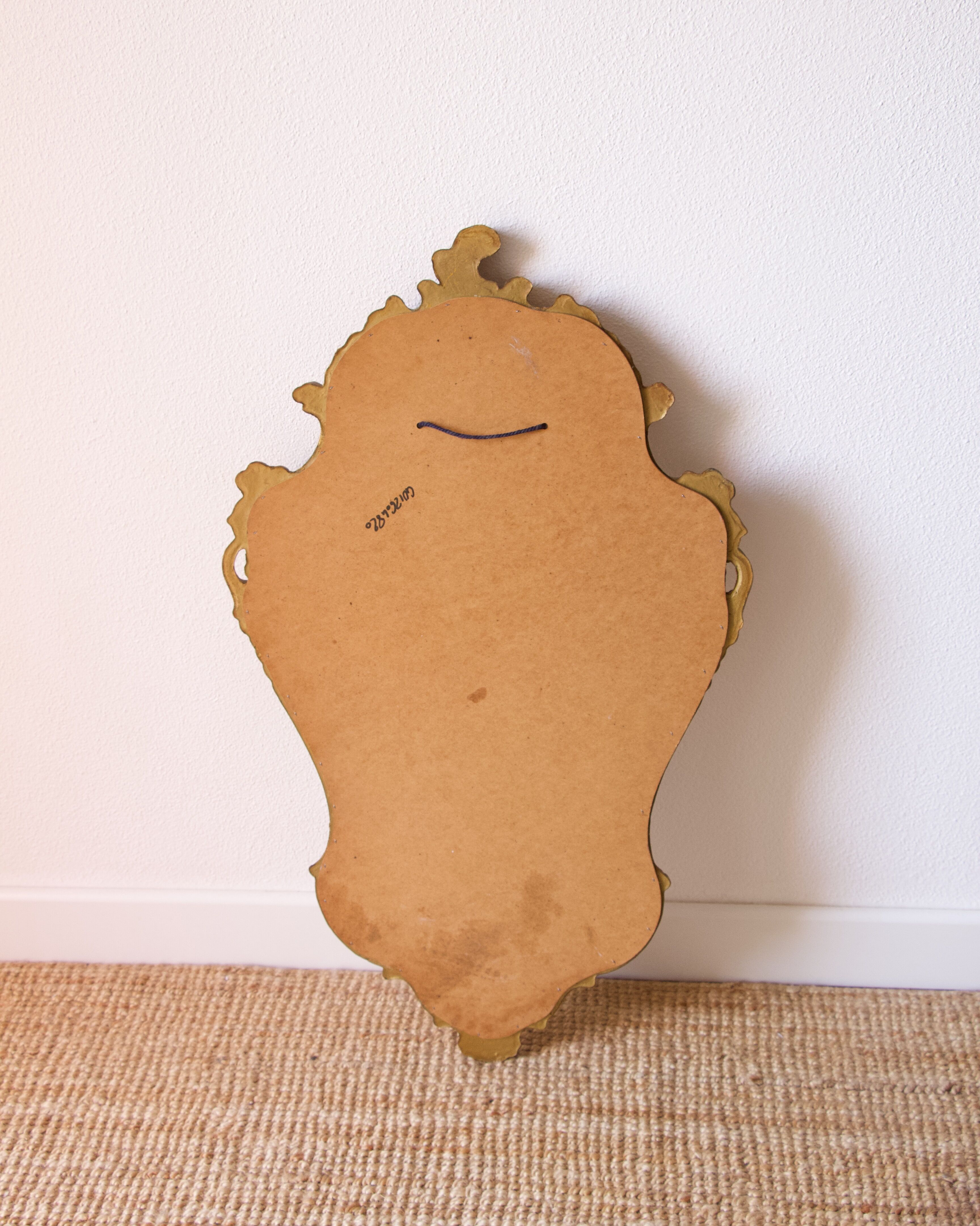 Golden mirror arabesque vintage baroque style