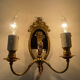 Antique Louis XVI style wall light in bronze