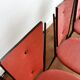 Set of 4  rockabilly chairs 1950s