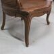 Louis XV style armchair, late 19th century