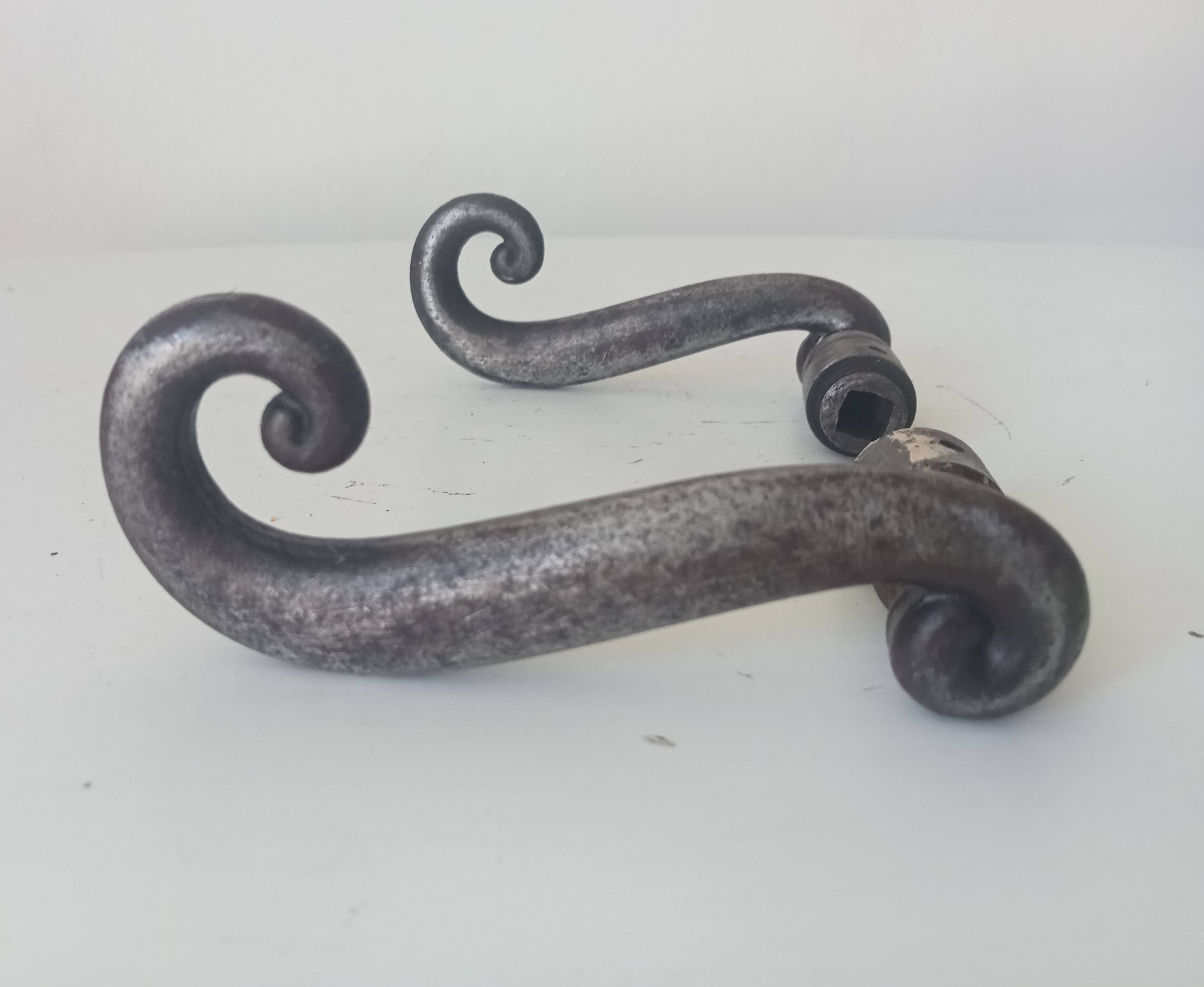 Pair of old door handles levers