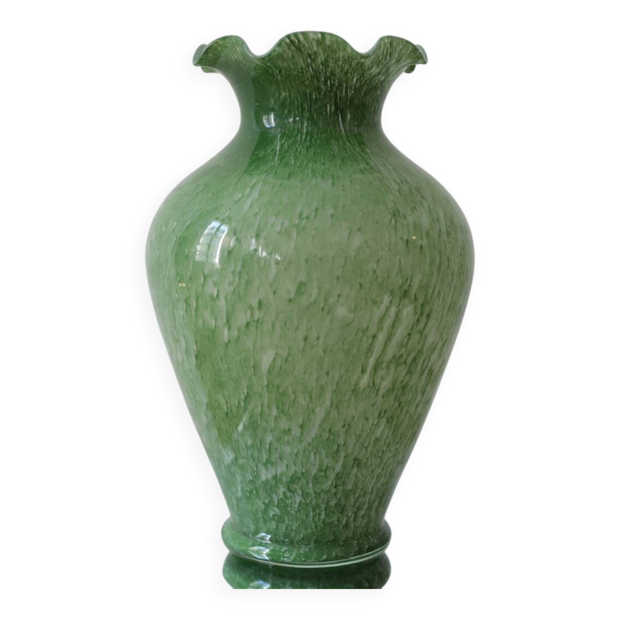 blown glass vase