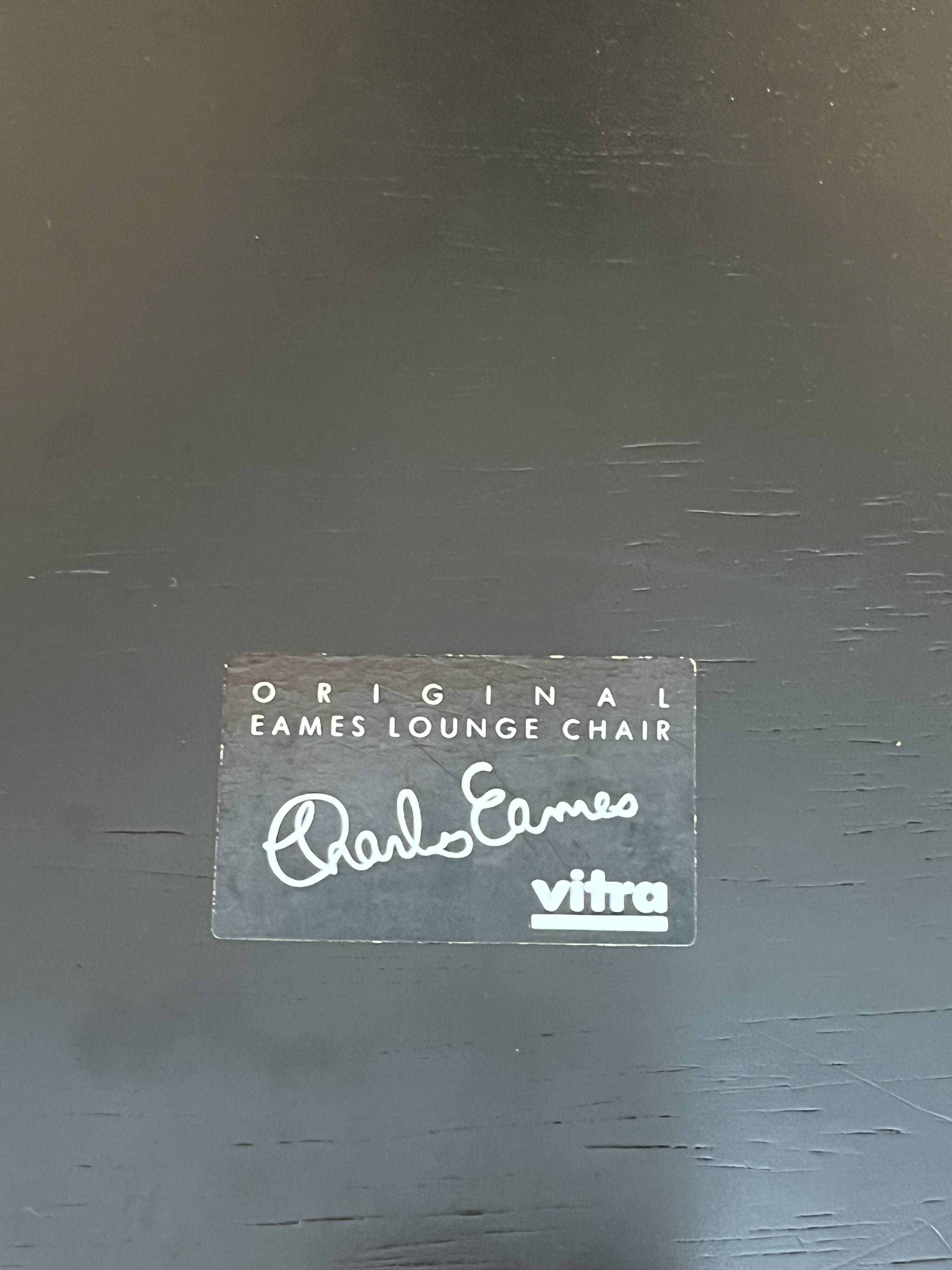 Eames Lounge Chair and Ottoman Vitra Edition