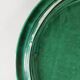 Green ceramic straw effect trivet