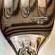 Ercuis dessert service X24 in original box, silver-plated metal.