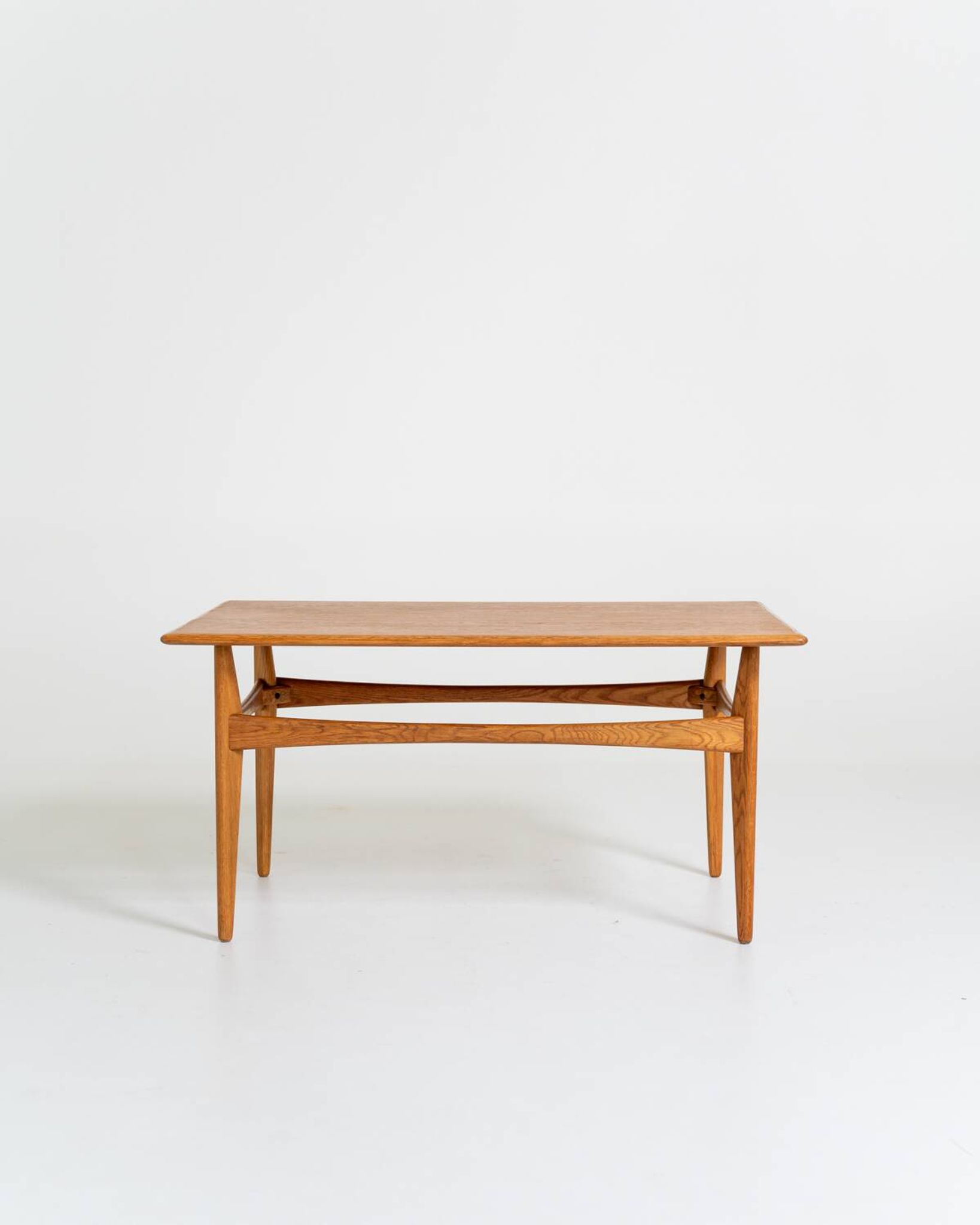 Oak side table by Karl-Erik Ekselius for JOC, Sweden, 1950s
