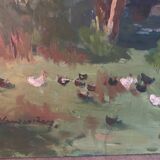 Country landscape signed