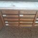 Cabinet with drawers 50 years, 450cm