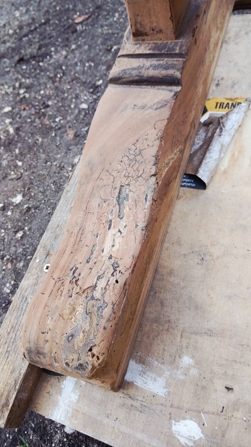 Cherry wood harvest table