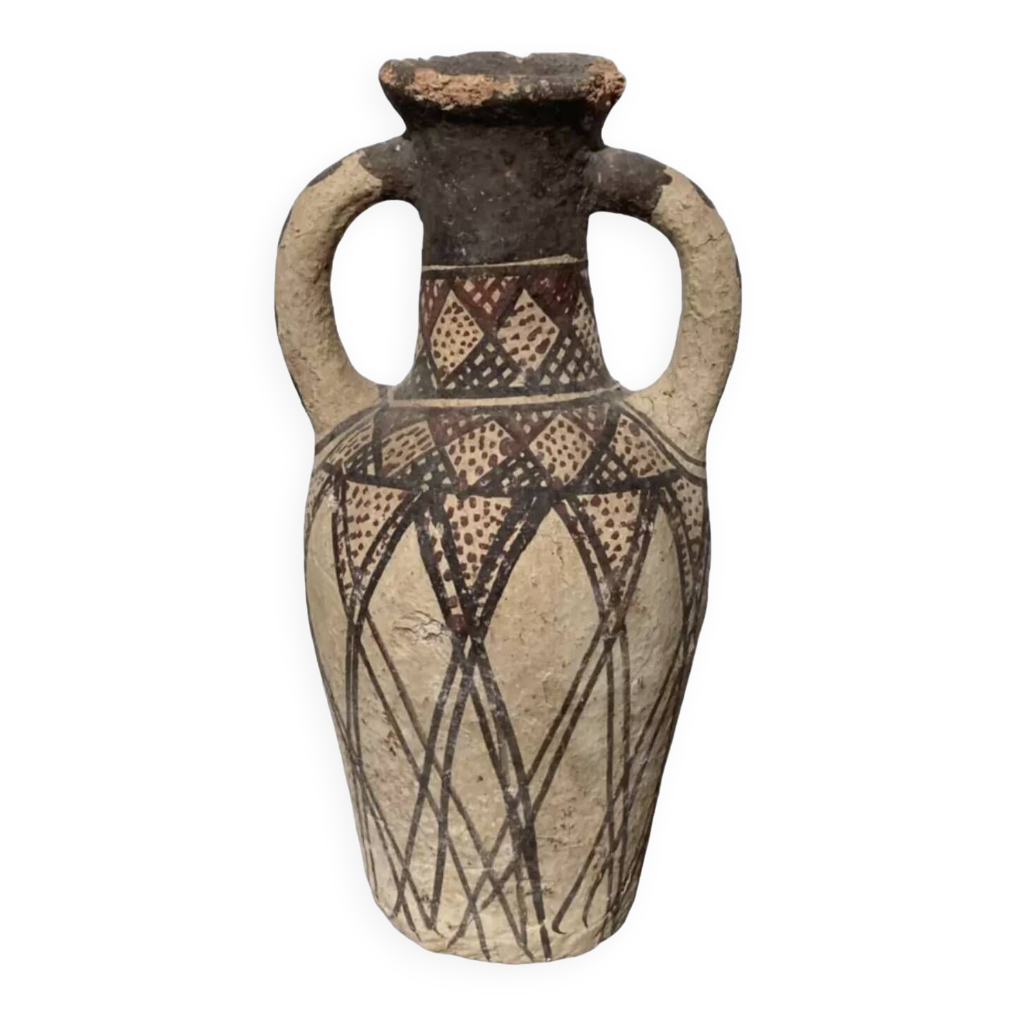 Berber pottery jar from the Rif