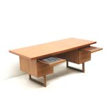 Large vintage executive desk from the 1970s