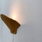 Lampe murale moderne du milieu du siècle Clam Shell Pencil Reed