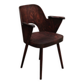 Paire de fauteuils en bois par Lubomir Hofmann pour Ton (Thonet) , 1960