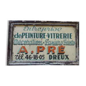 Enseigne de peintre décorateur - peinture