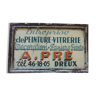 Enseigne de peintre décorateur peinture vitrerie