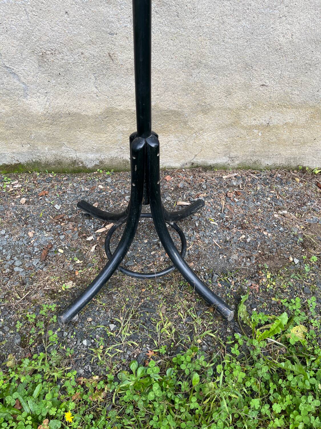 Porte manteau perroquet noir