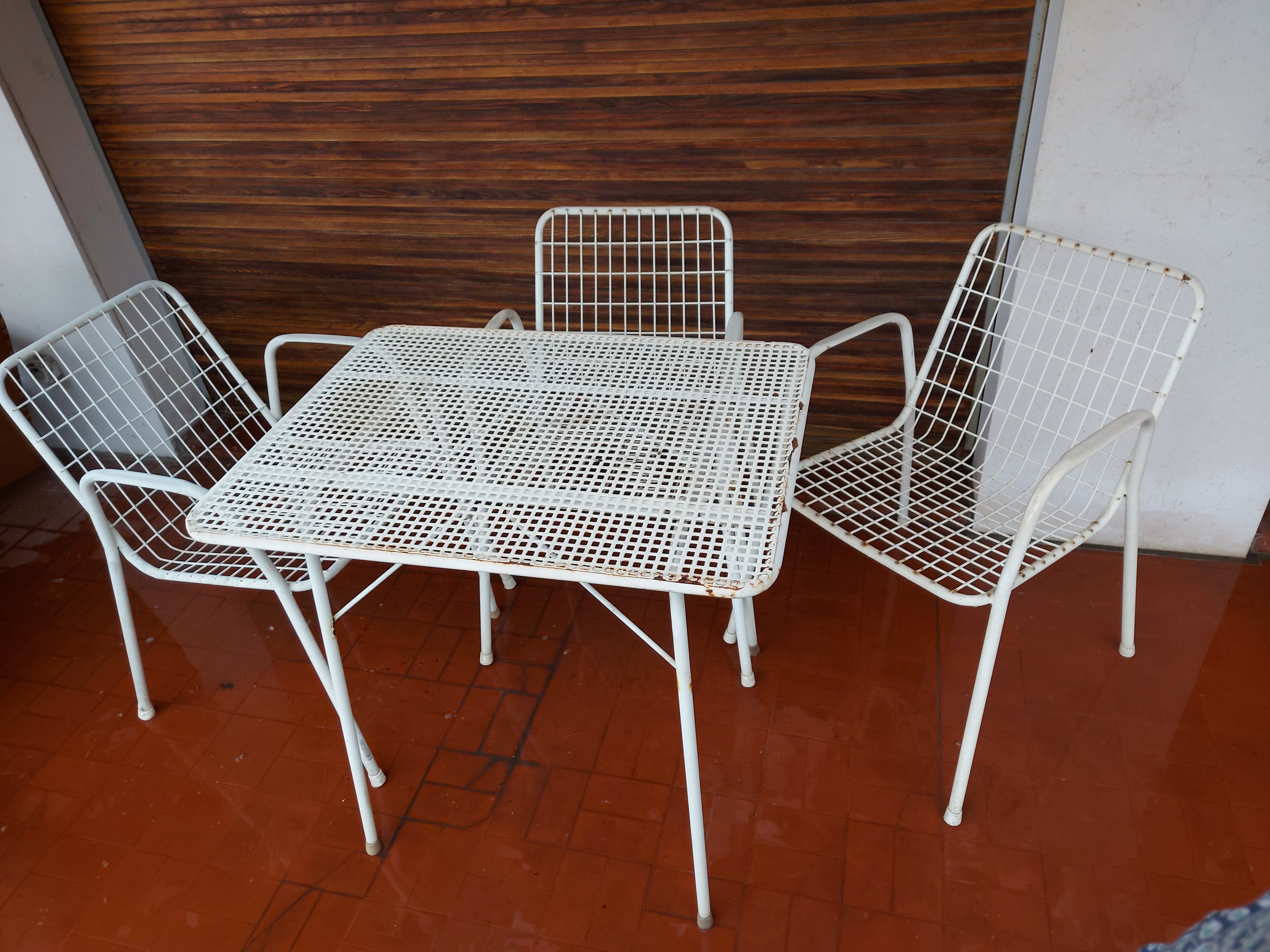 Set of 3 chairs and garden table Emu , Model Rio