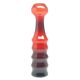 Giraffe vase, postmodernism, glass, design by K. Krawczyk, Huta Sudety, Poland, 1970s