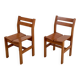 2 chaises maison Regain pour les arcs 1970