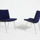 Set of 4 Danish Modern ‘Airport’ chairs by Hans J. Wegner