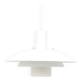 White Scandinavian Form Light lamp, 1970s