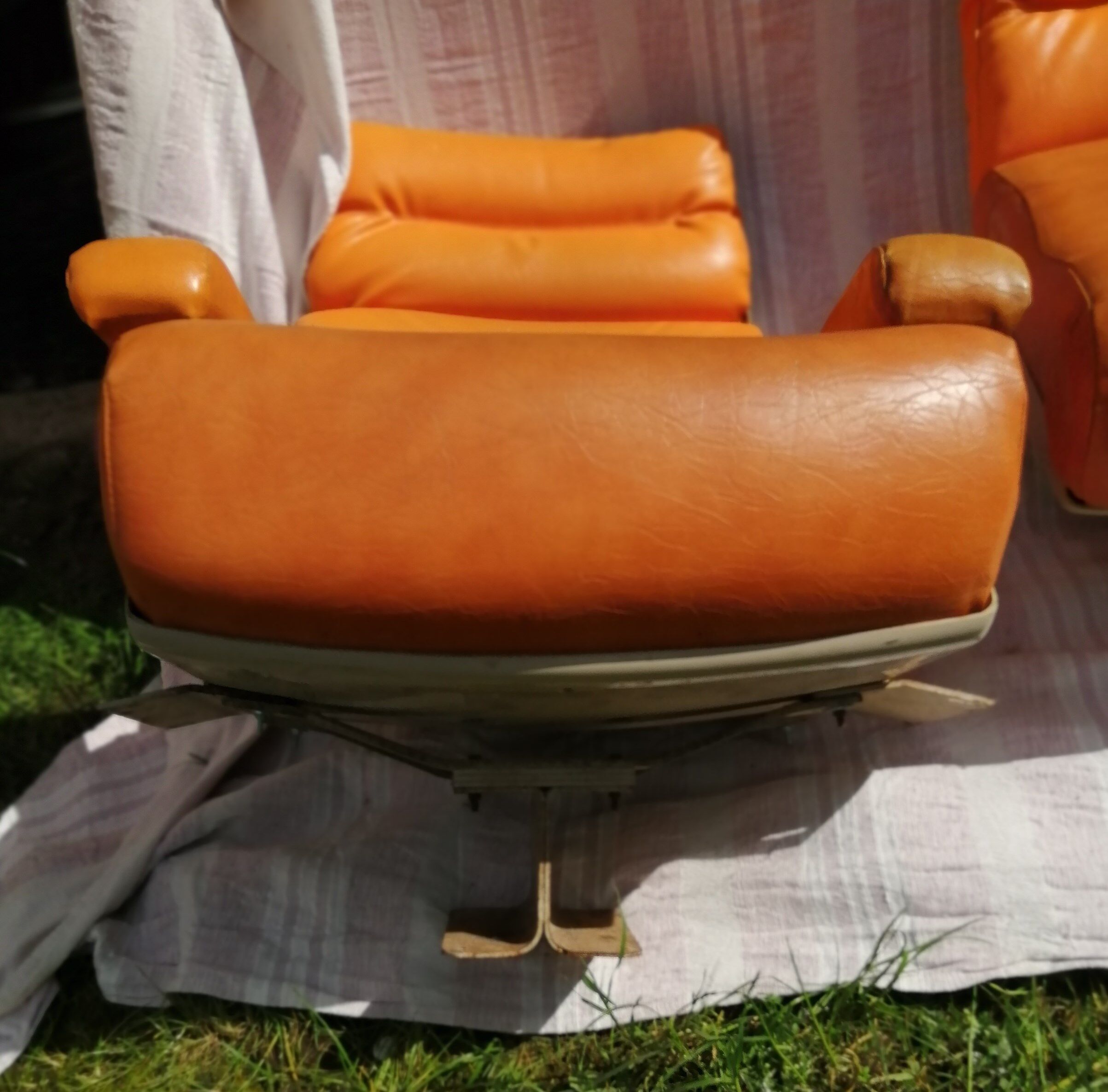 Vintage 1970s cinema chairs