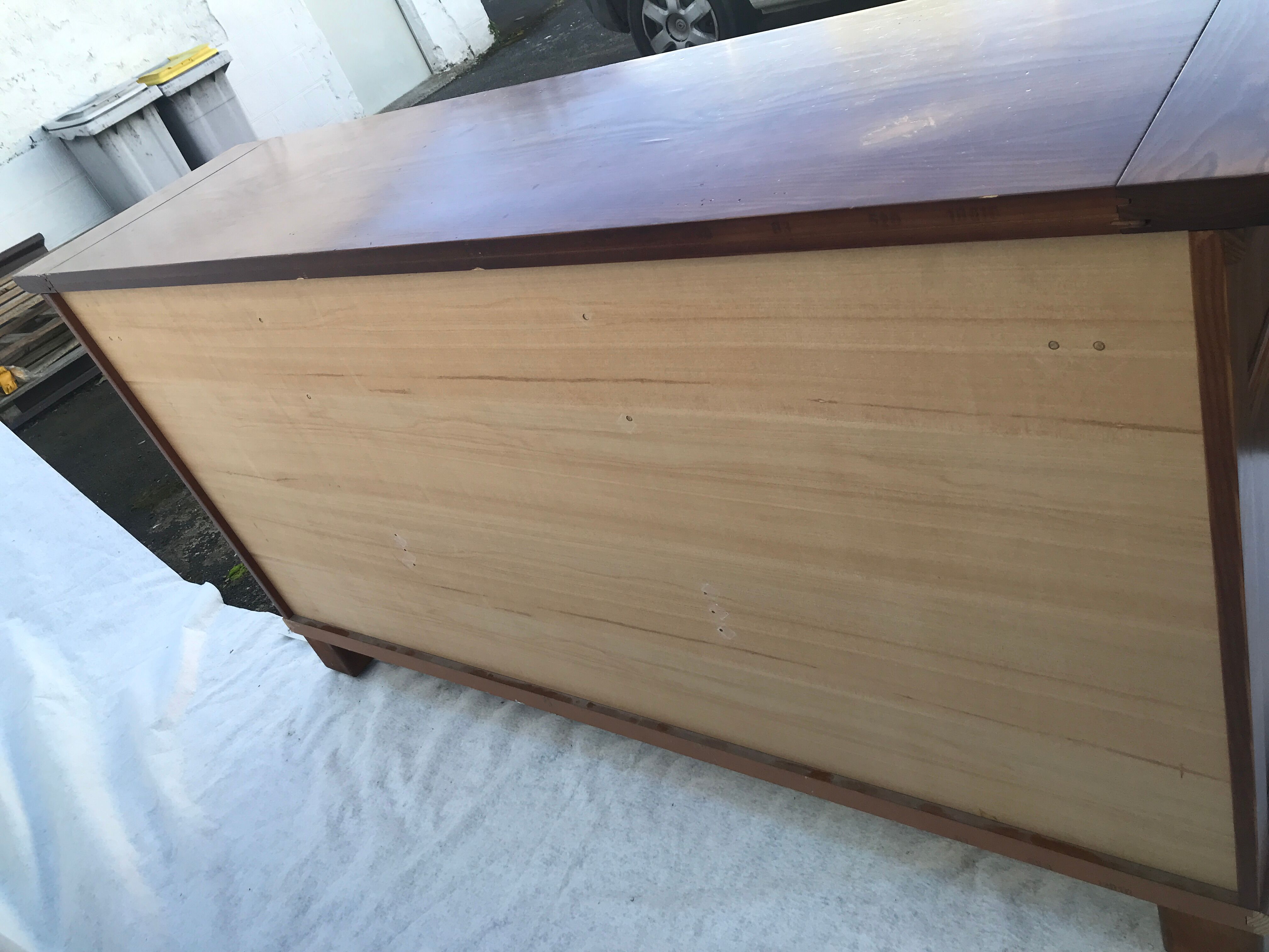 Sideboard louvers and drawers