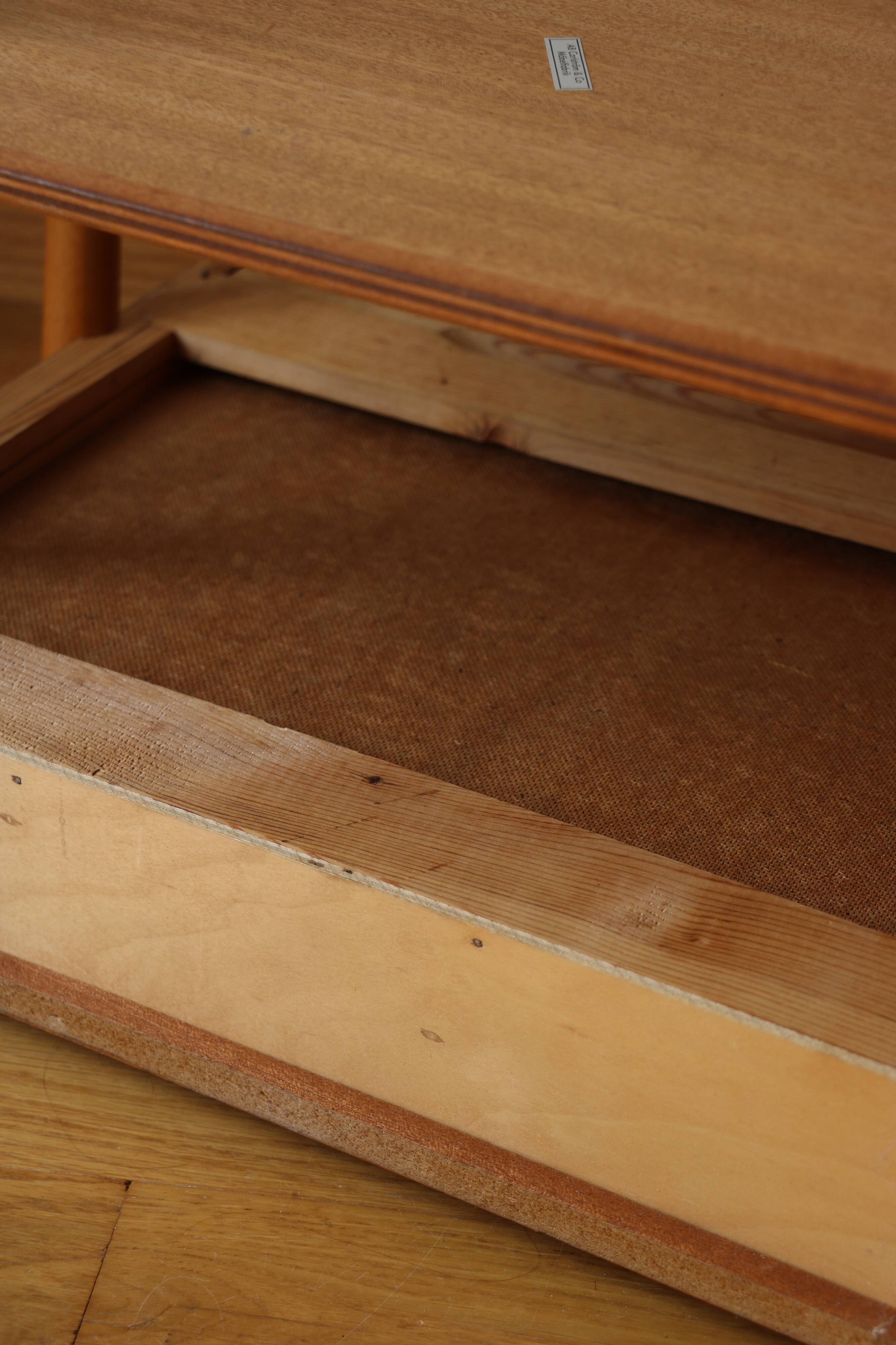 Pair of teak bedside tables, Carlström Möbelfabrik, Sweden 1960