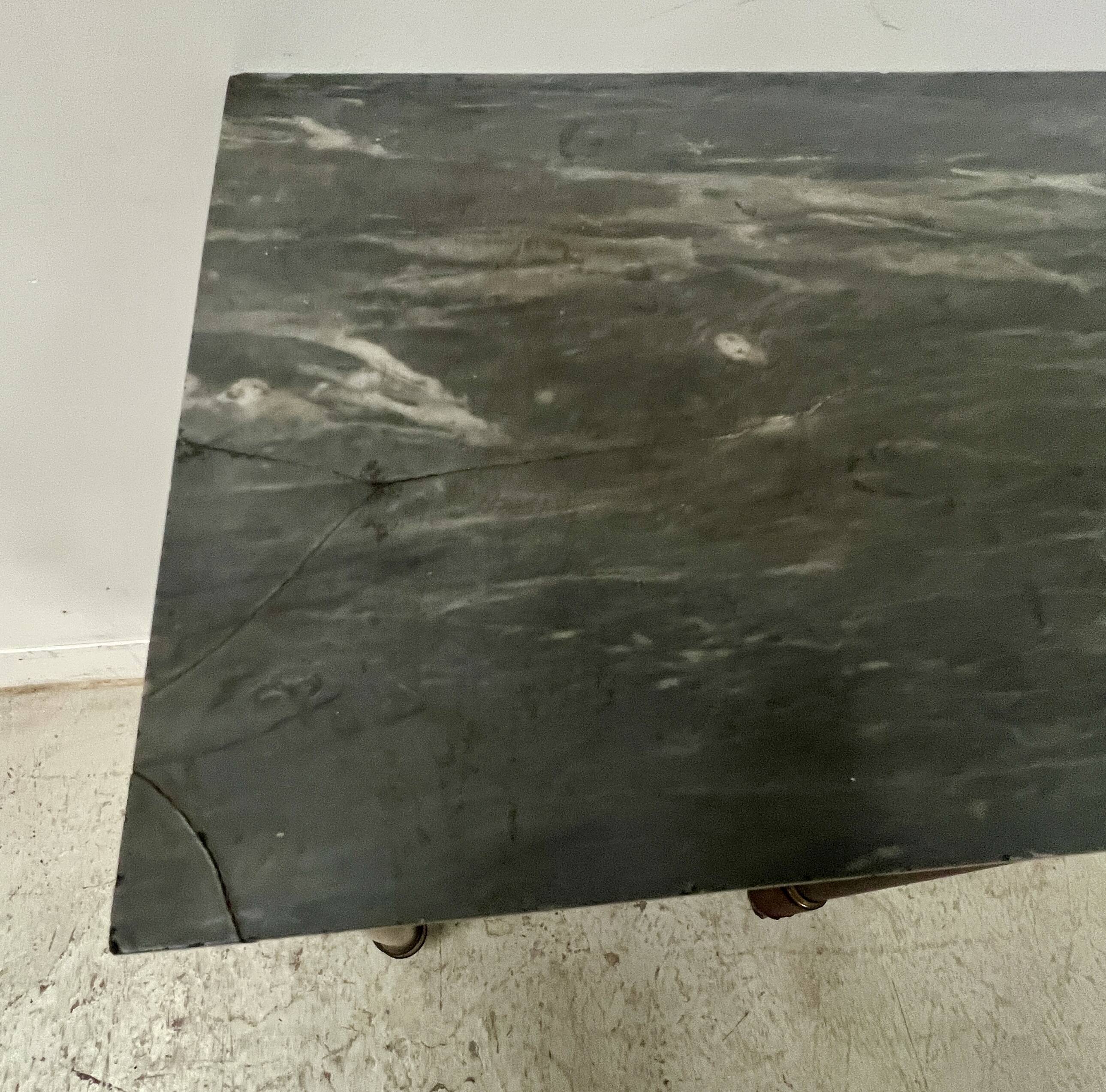 Empire period lady's dressing table in mahogany and veneer, 19th century