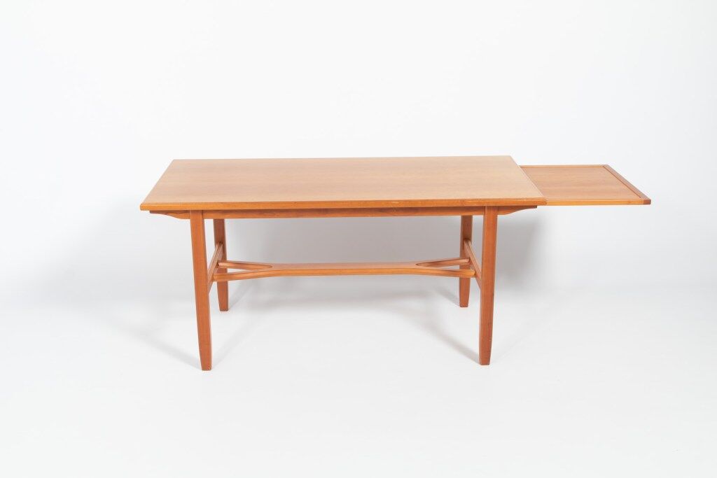 Extendable coffee table by Carl Malmsten for Afors Mobelfabriks, Sweden 1960