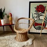 Wicker children's chair