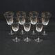 7 Fine Crystal Stemmed Wine or Water Glasses - Baccarat? / Saint Louis?