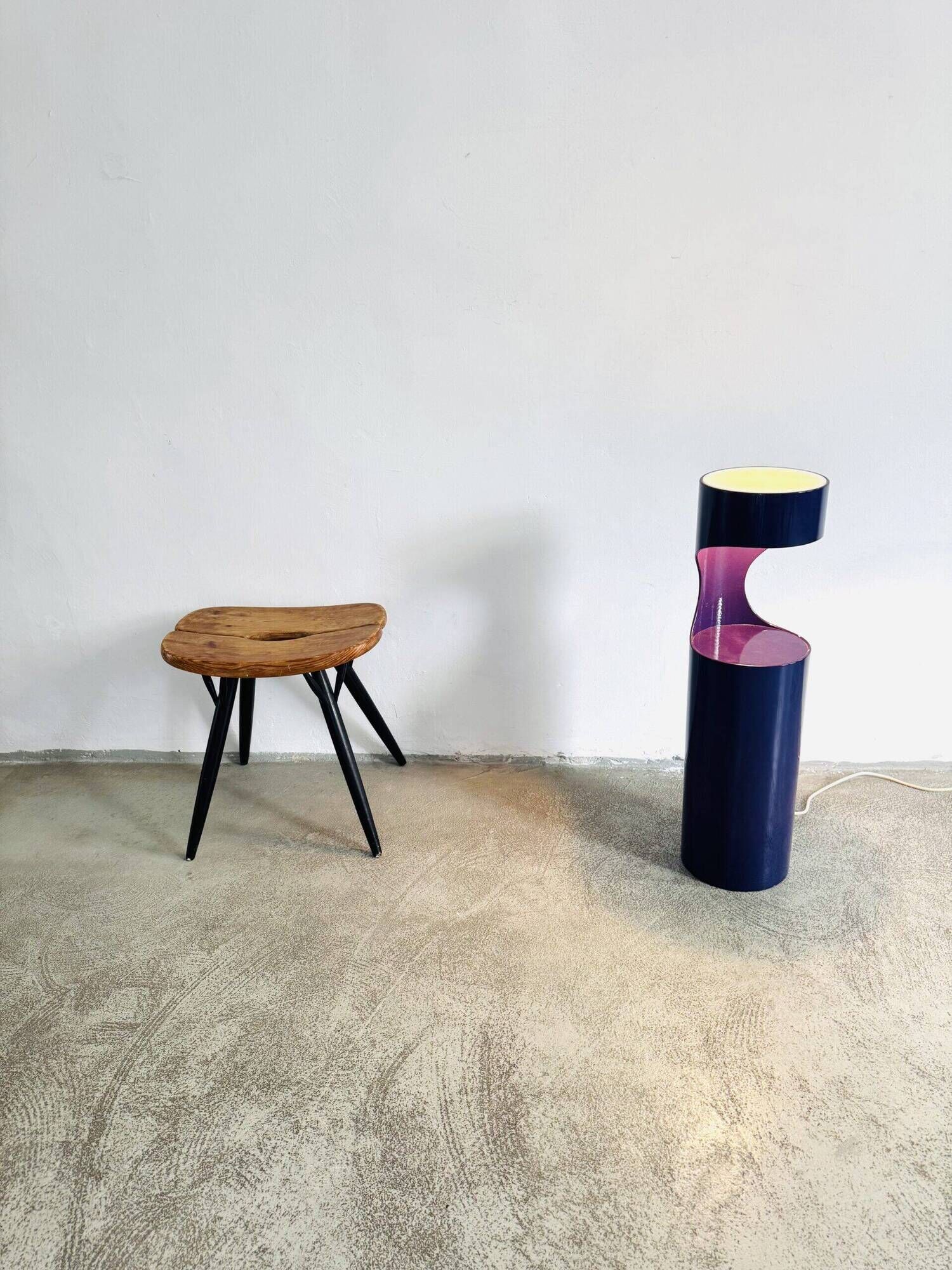 Model 879 Space Age Floor Lamp By Erik Van Buijtenen For Nebu, The Netherlands 1970S