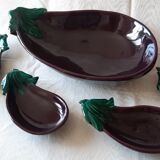 Service signed Vallauris, flat - 4 raviers, good condition