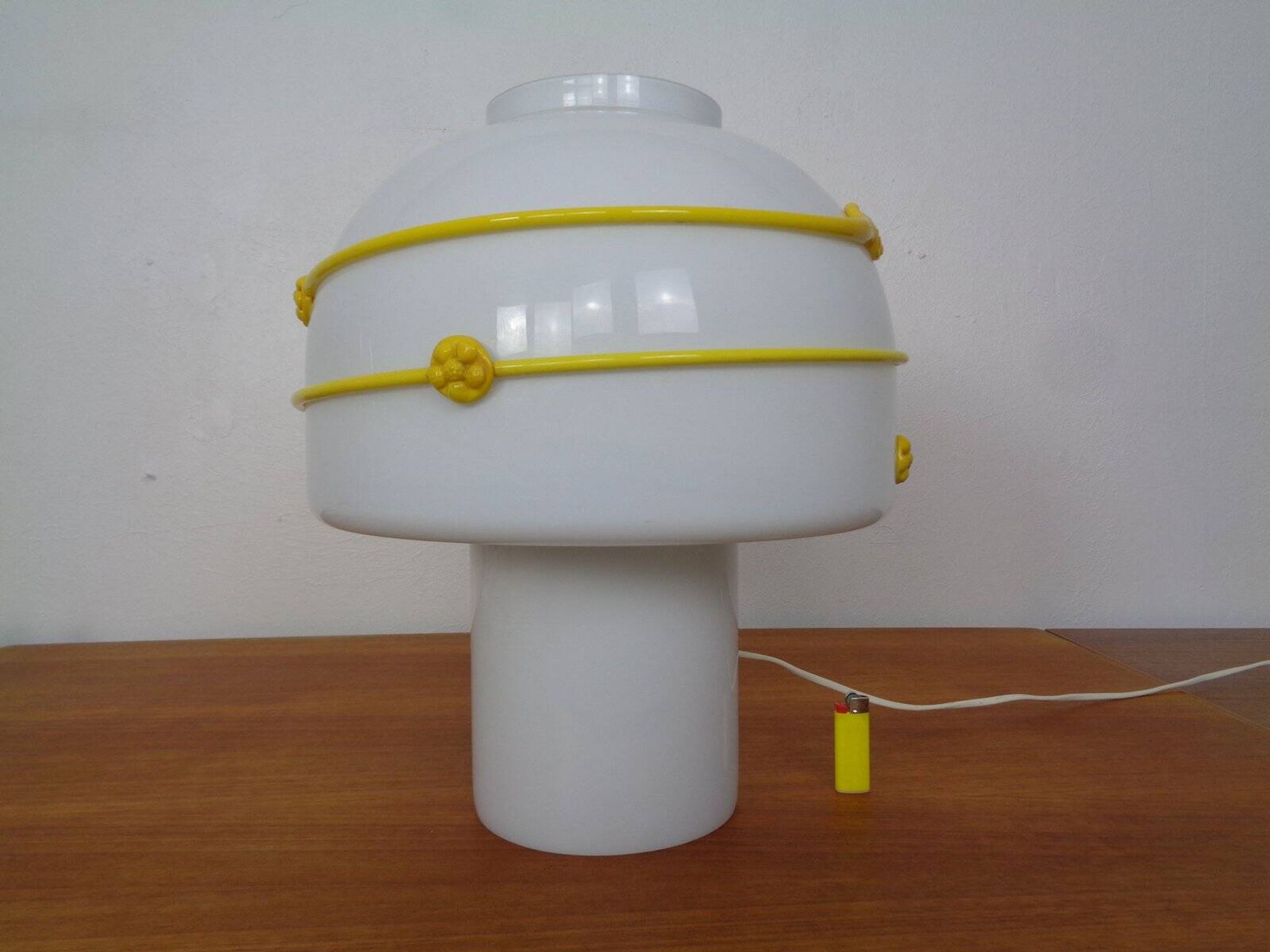 Large Murano Mushroom Table Lamp, Italy, 1970s