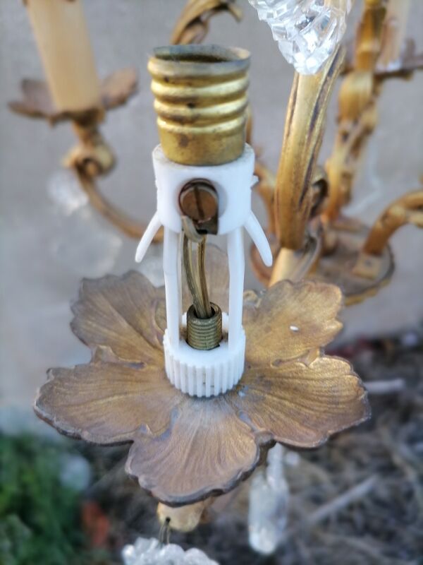 Lustre bronze ancien