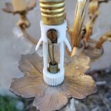 Old bronze chandelier