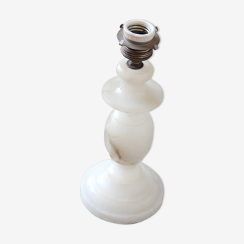 White marble lamp foot