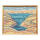 Huile sur toile originale suédoise – “Vue sur mer” par Alvar Andersson – Signée