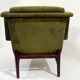 Mid-Century Modern Pair of Italian Armchairs, Green Velvet, 1960s