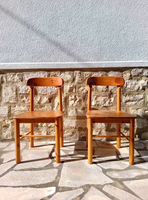 Paire de chaises Rainer Daumiller