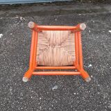 Vintage straw chair